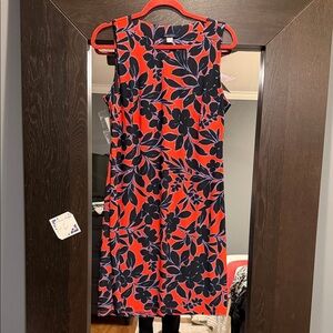 Tommy Hilfiger Red and Black Floral Mini Dress